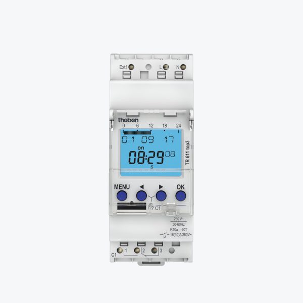 TR 611 top 3 - Horloge digitale avec programme hebdomadaire